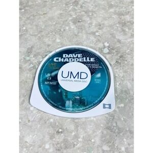 Sony Dave Chappelle UMD Video PSP Blue Live at the Fillmore For What Its Worth